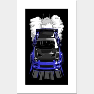 Subaru WRX STI Burnout Posters and Art